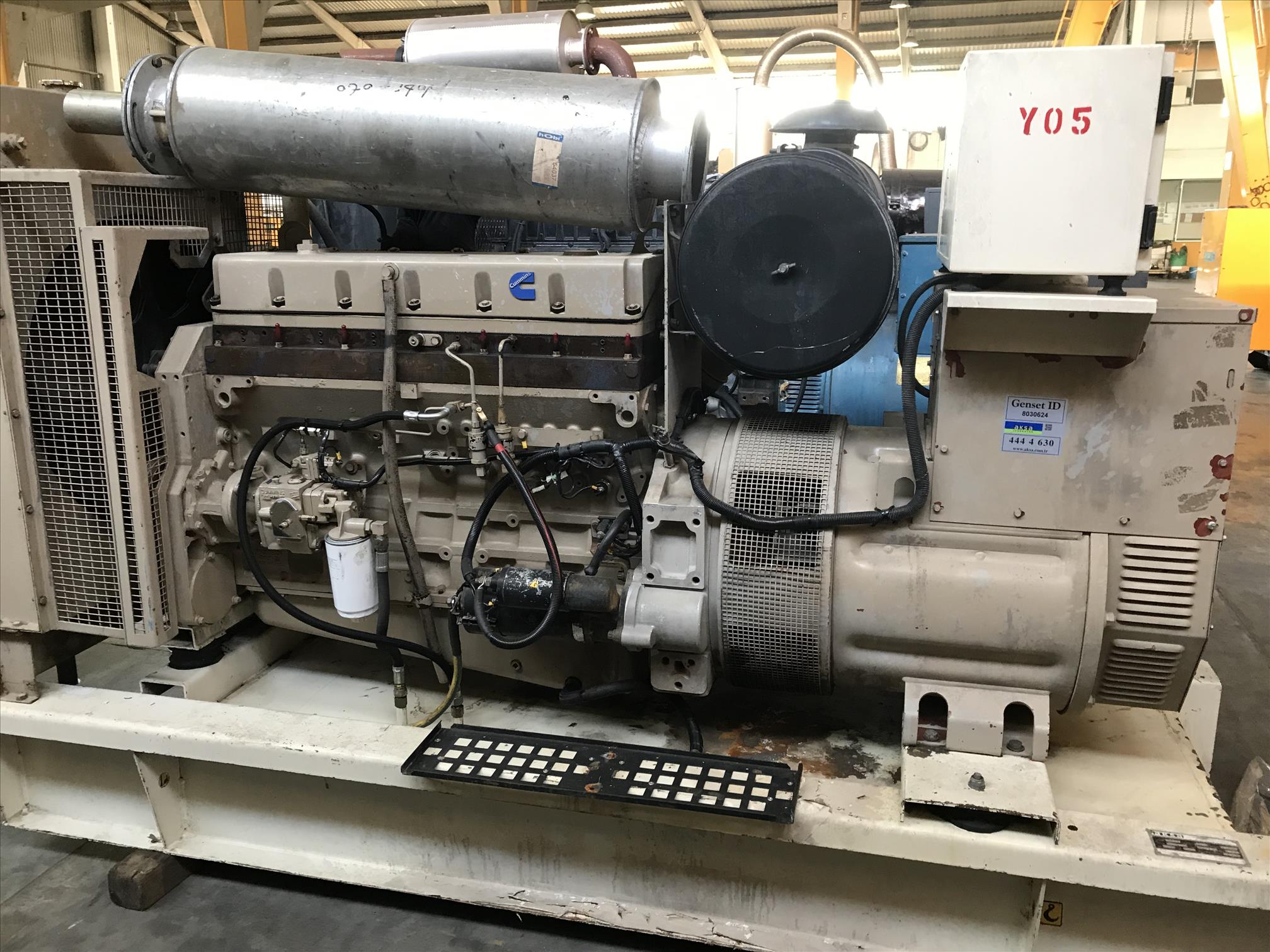 Aksa AC 250 kVA, Cummins Engine, 1996 Model, 839 Hours, Canopy, Automatic without ATS